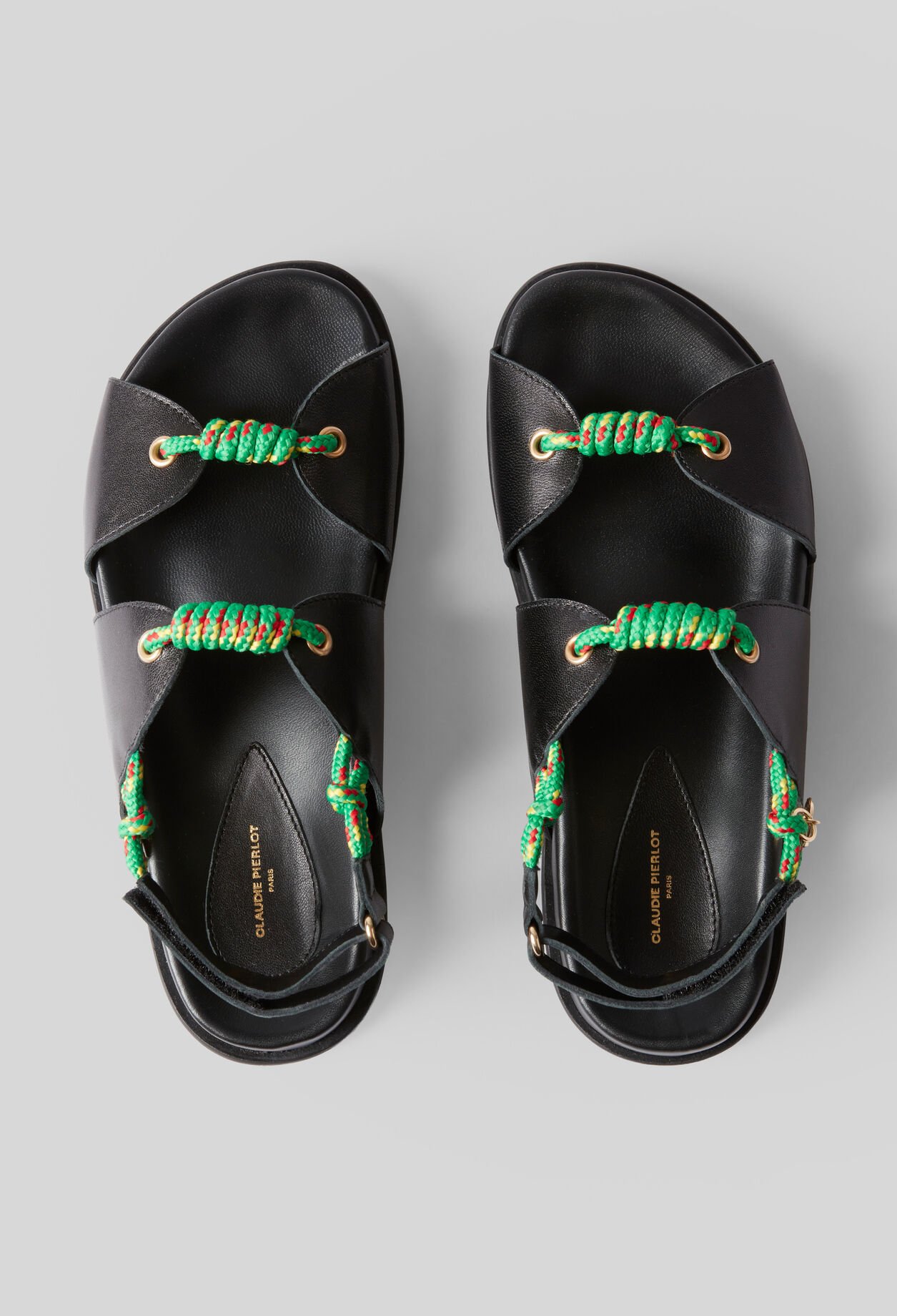 Twisted strap sandals