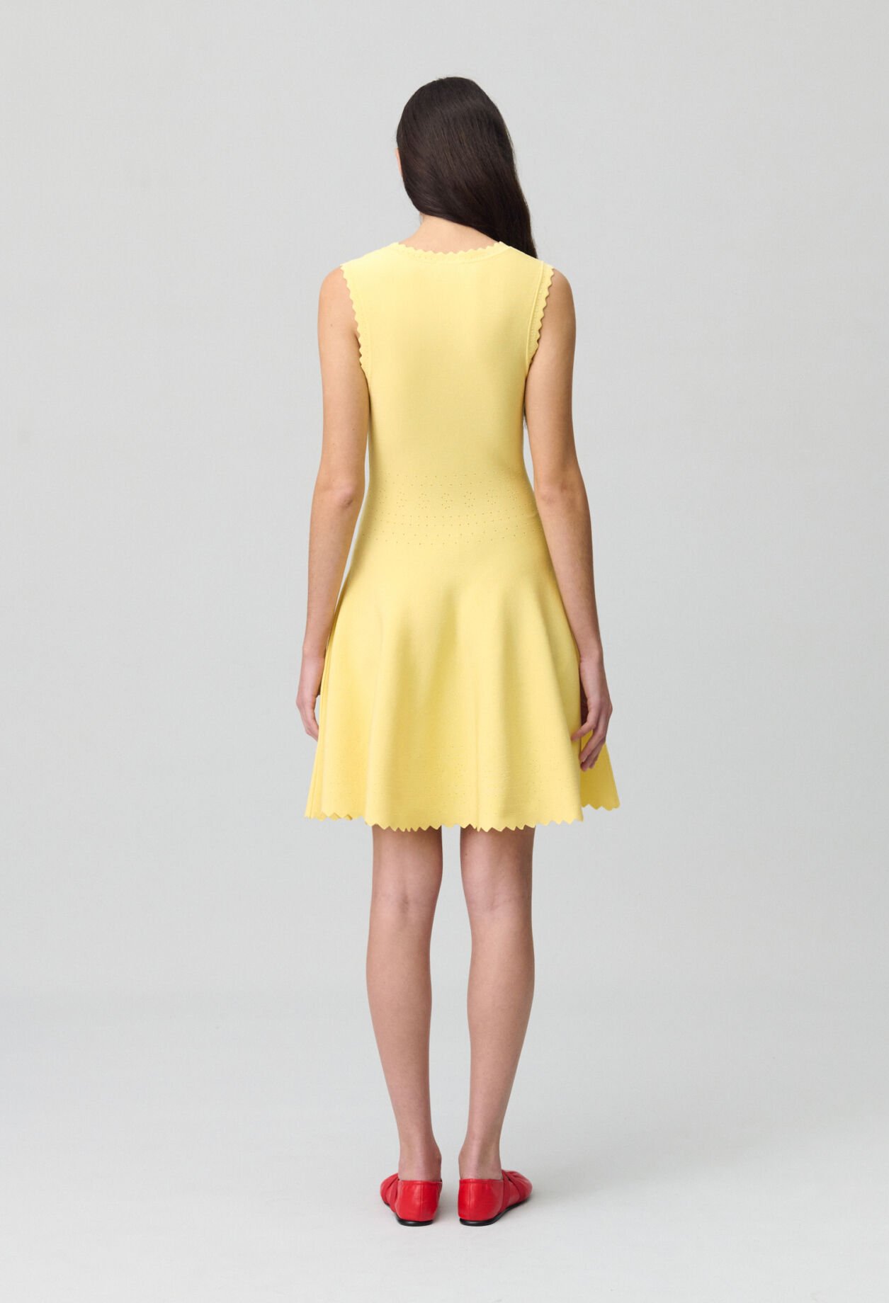 Skater Dress in Fine Knit Fabric
