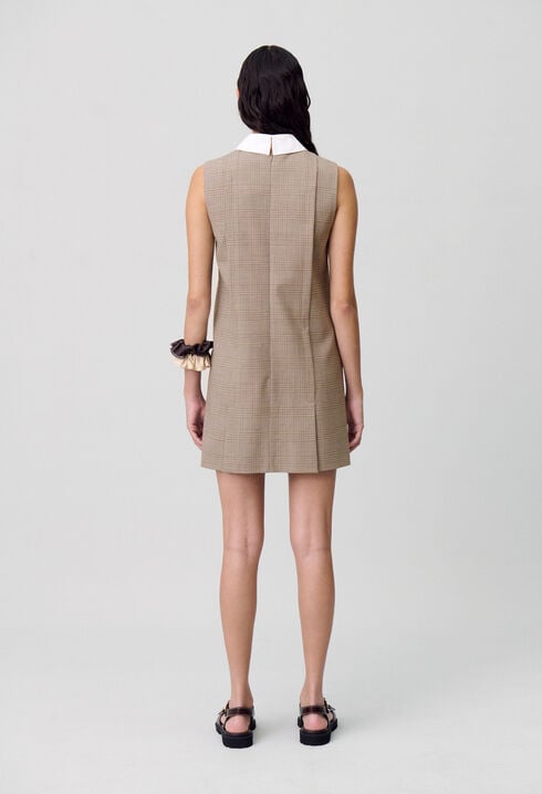 Short checked dress