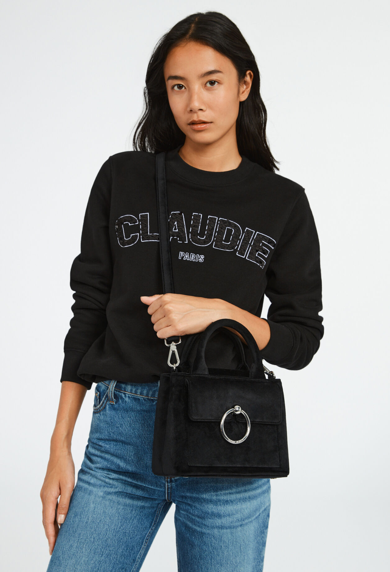 Sac Anouck mini velours