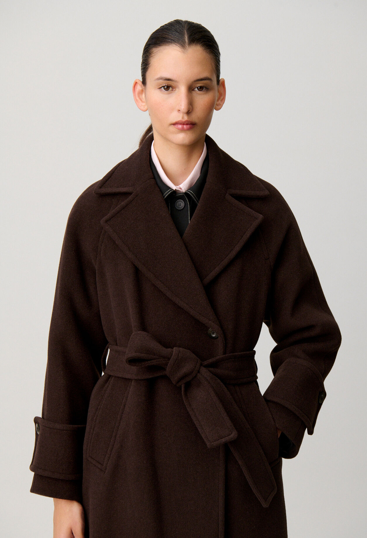 Belted Long Coat