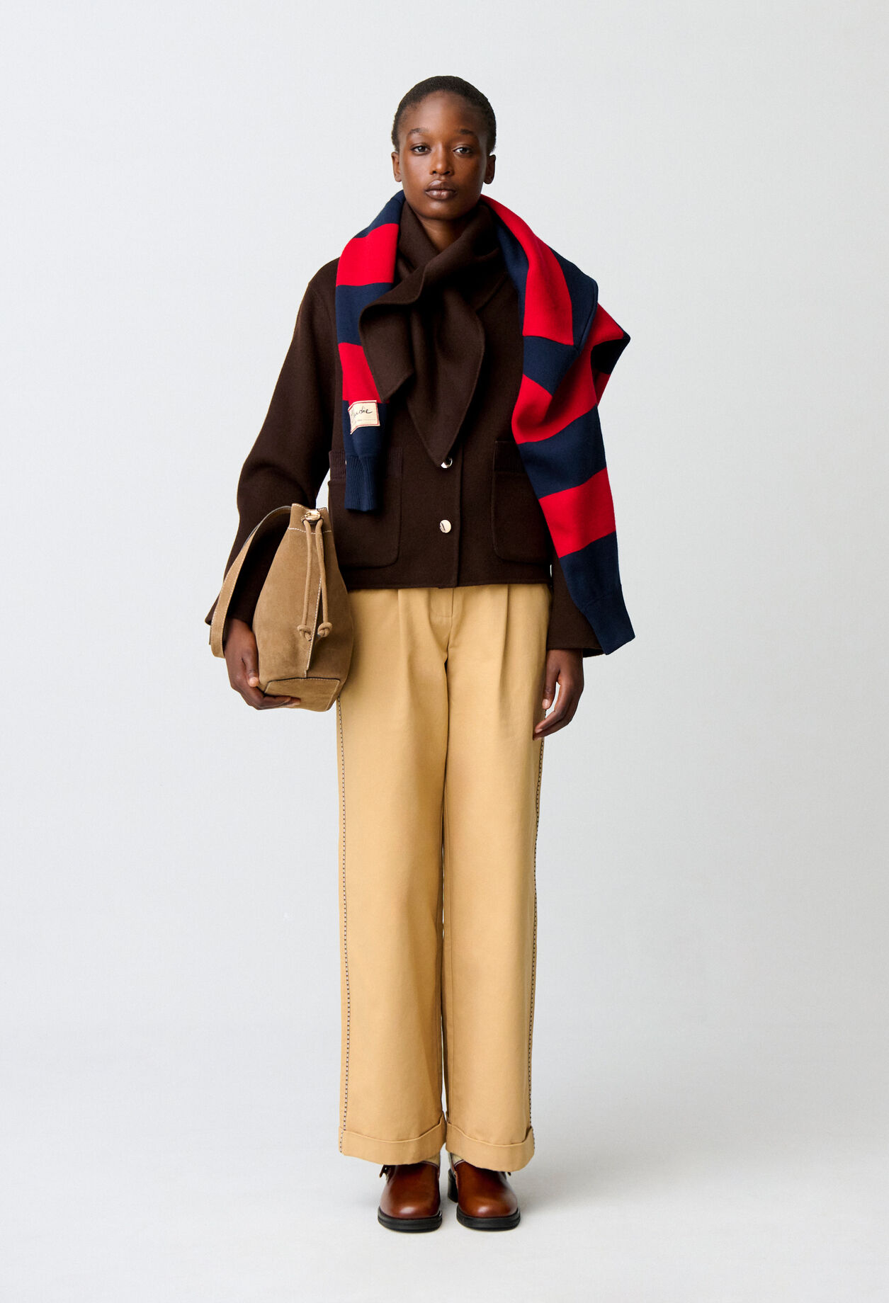 claudie pierlot ハウンドトゥースクロップドジャケット　サイズ36 Jackets for women | Claudie Pierlot