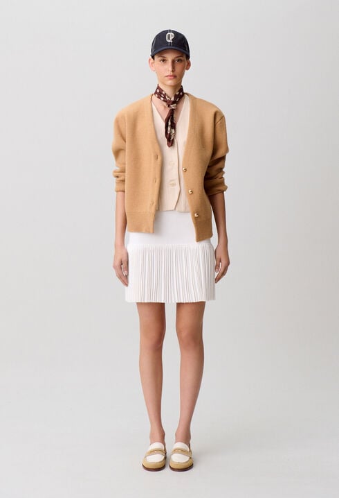 Fine-knit skirt