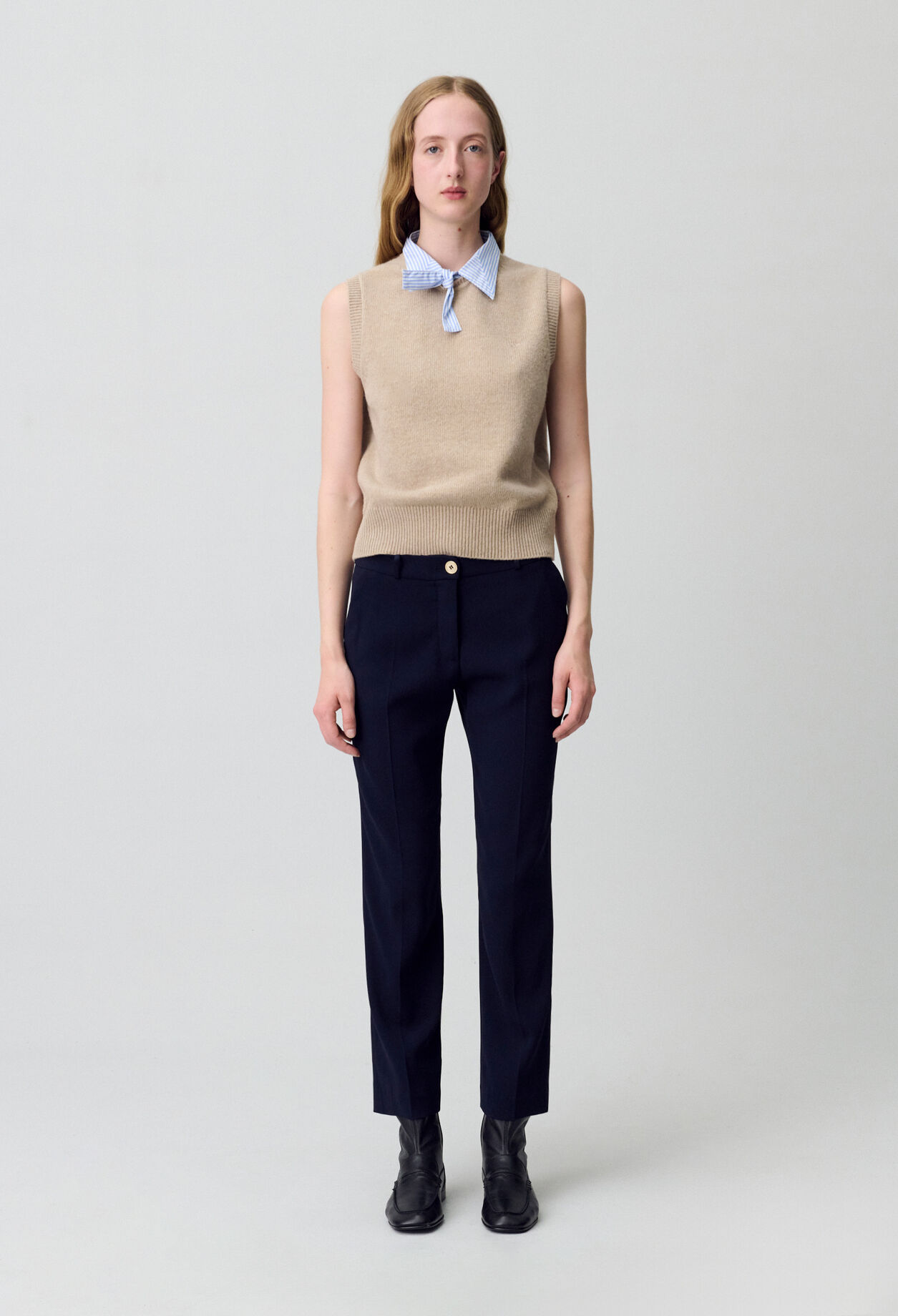 Plain tailored trousers 