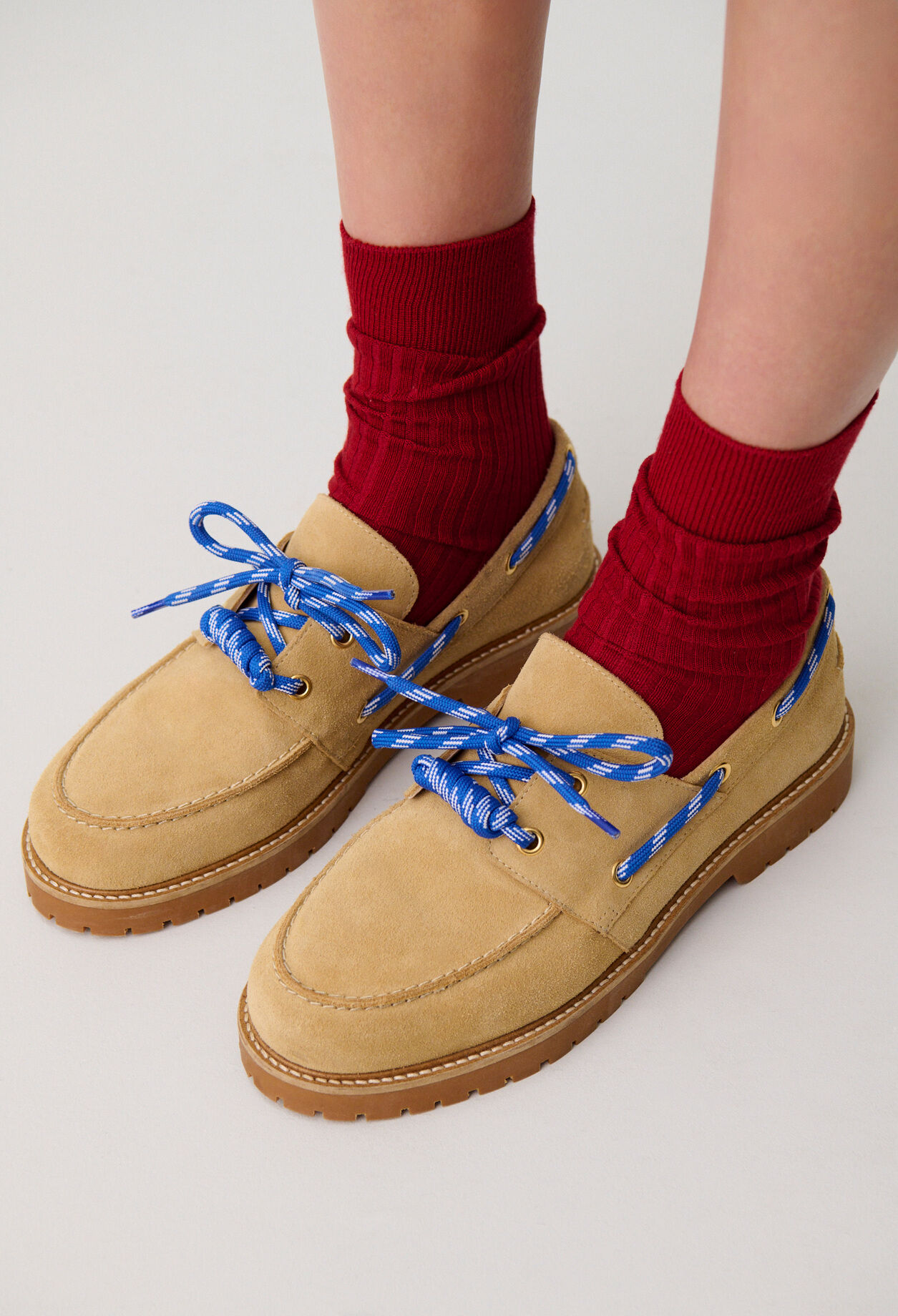 Belem boat shoes in suede leather