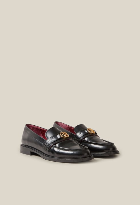 Leather loafers