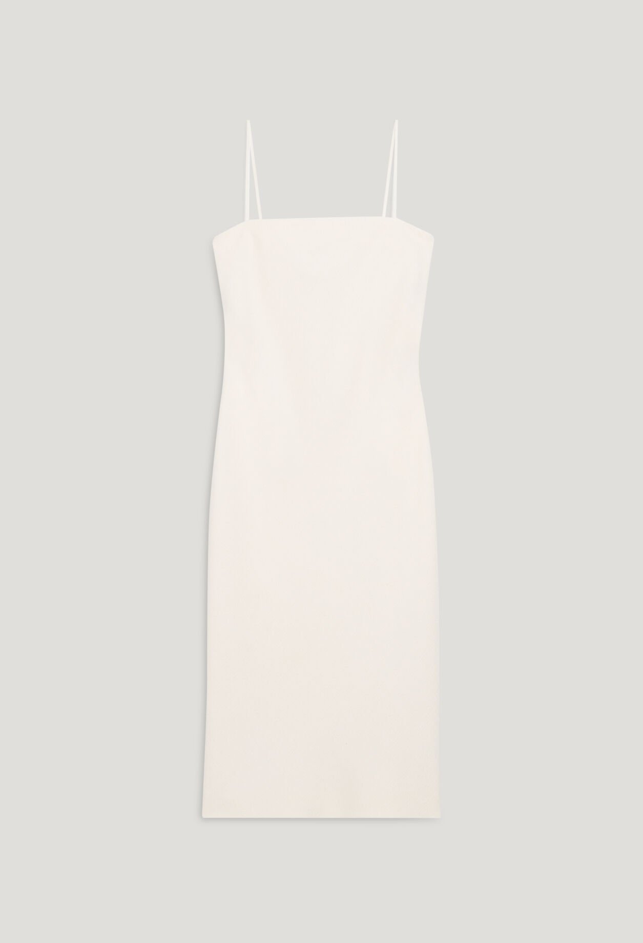 Short ecru tube dress