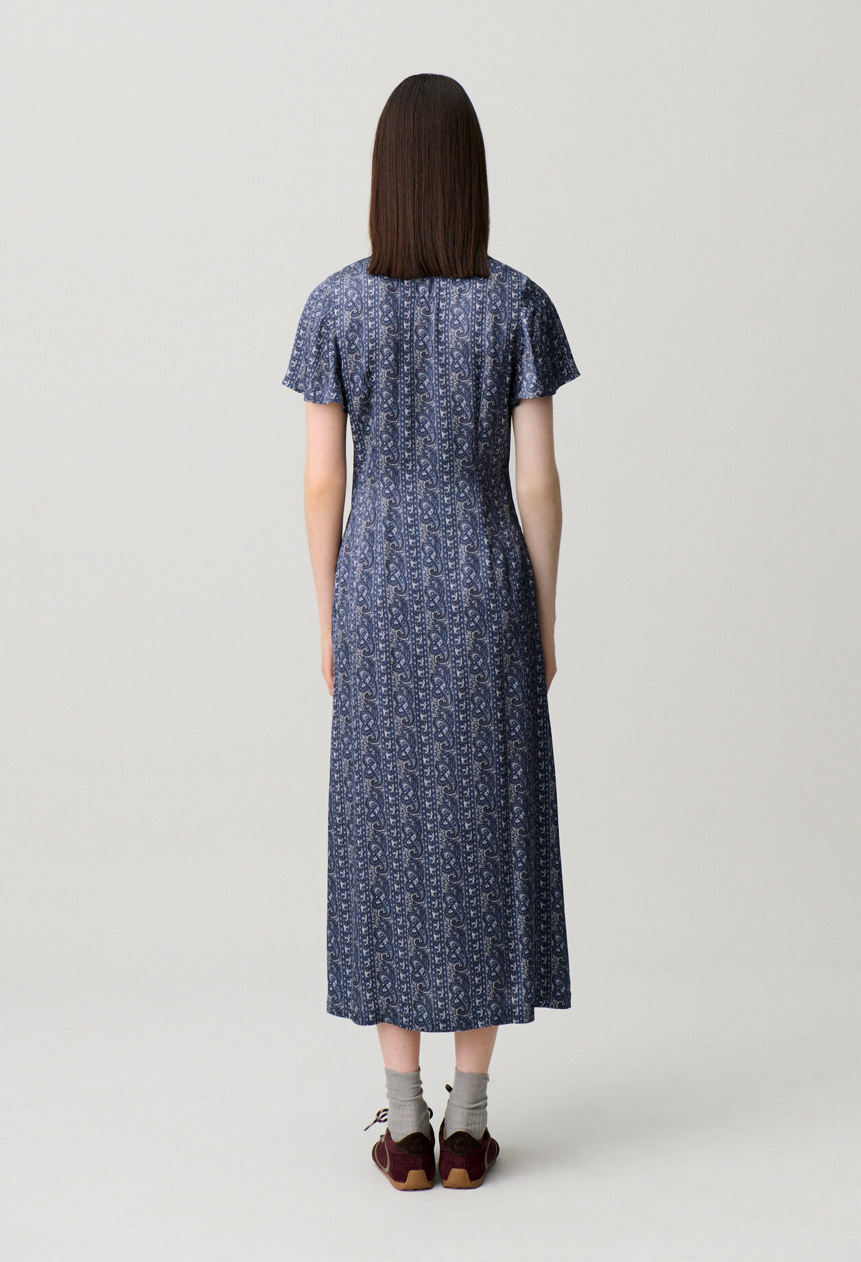 Flowy printed dress