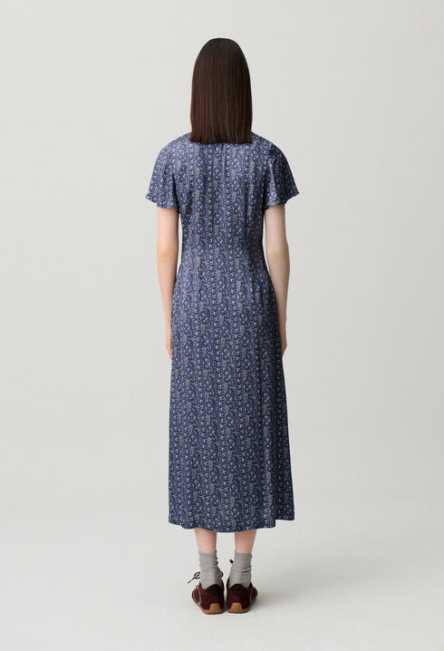 Flowy printed dress