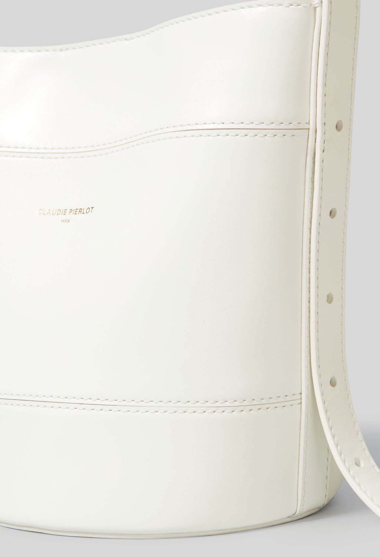 Solveig leather bucket bag