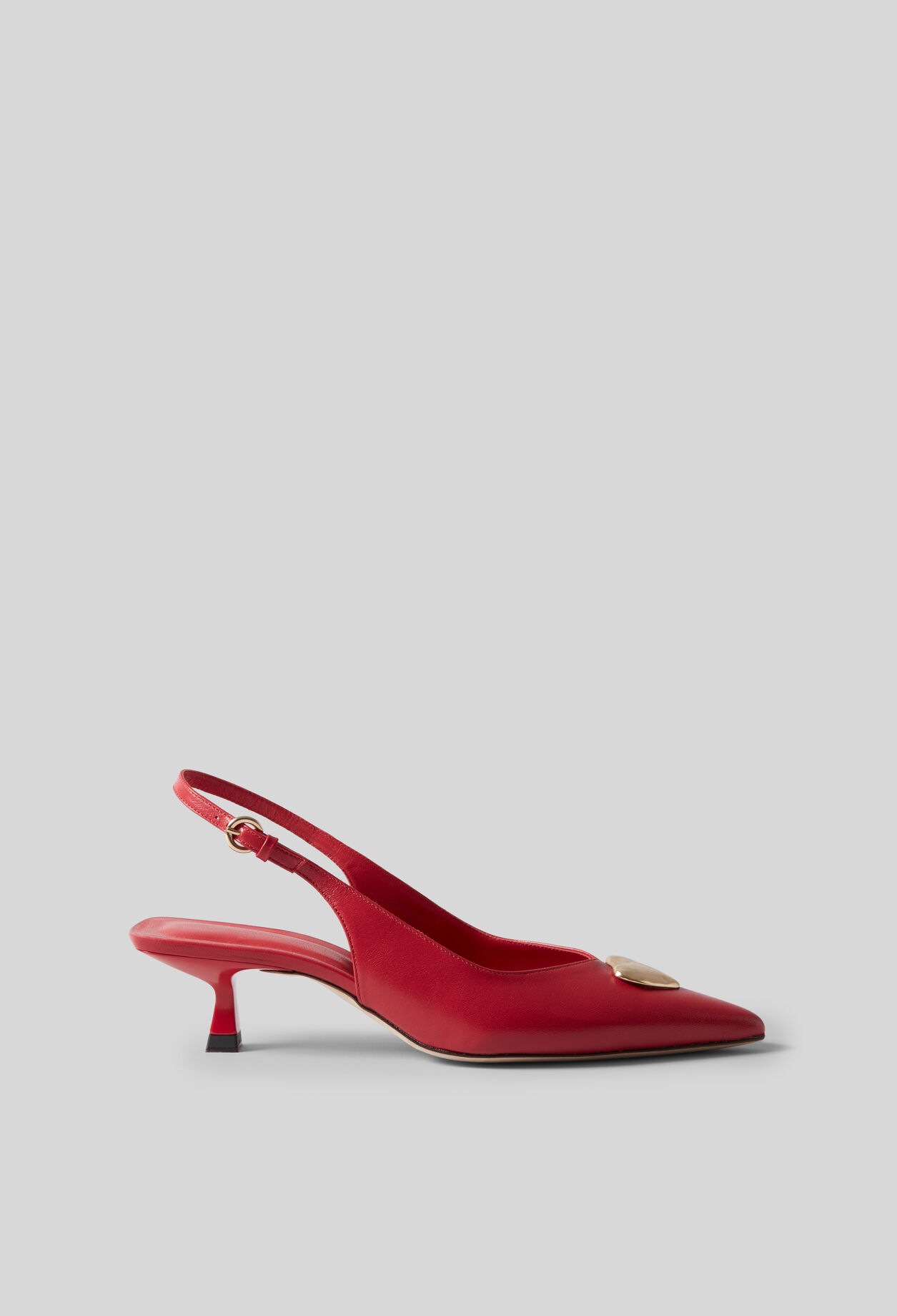 Golden Heart Court Shoes