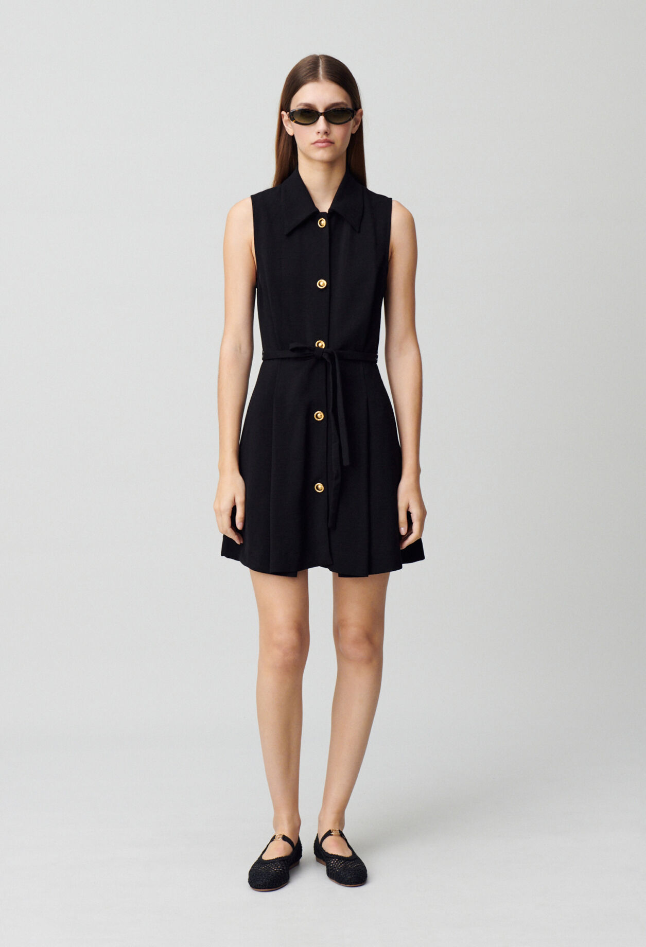 ワンピース [CLAUDIE PIERLOT] Striped Mini One Piece Claudie Pierlot Striped Mini Dress | Harrods US