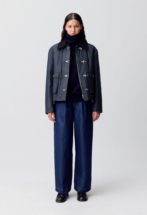 Waxed Short Parka