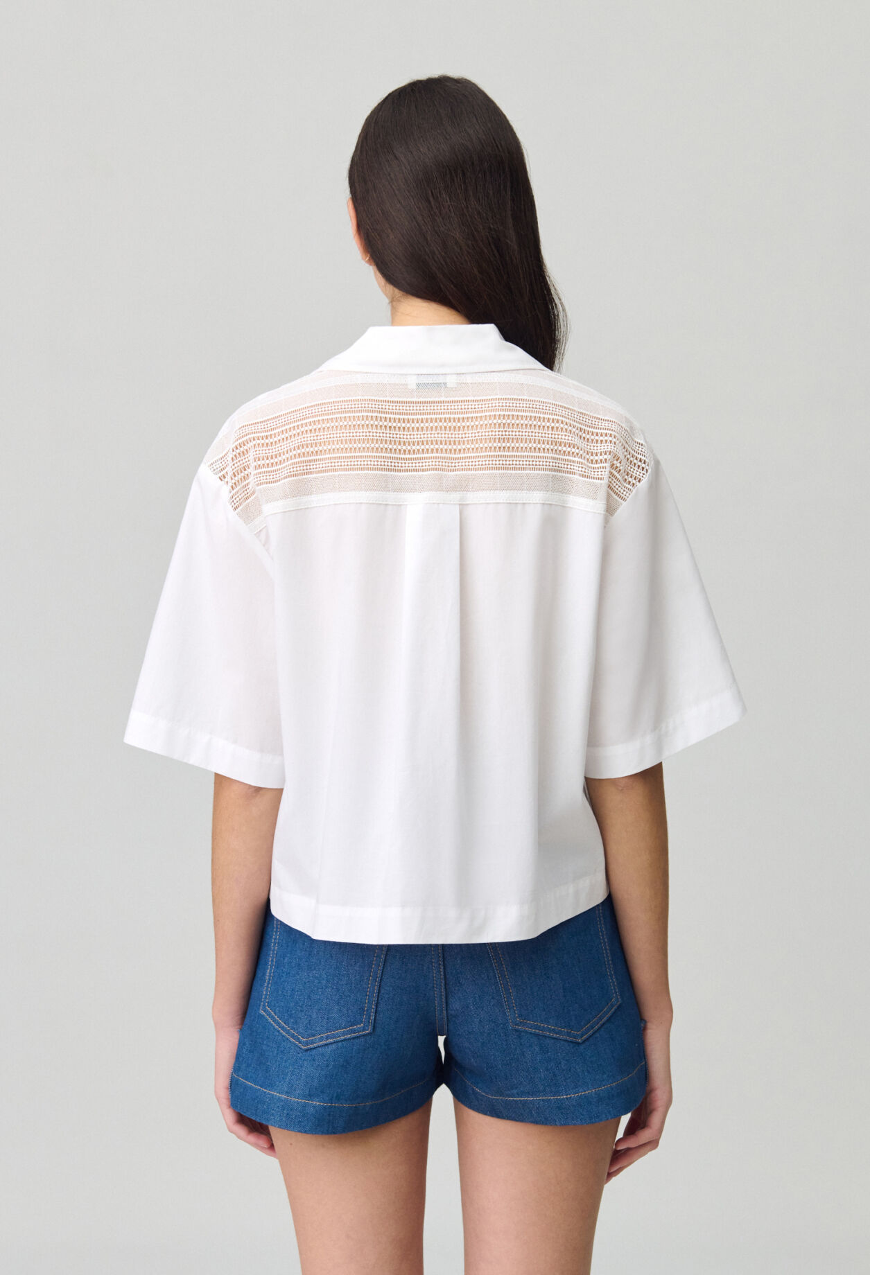 Cropped shirt