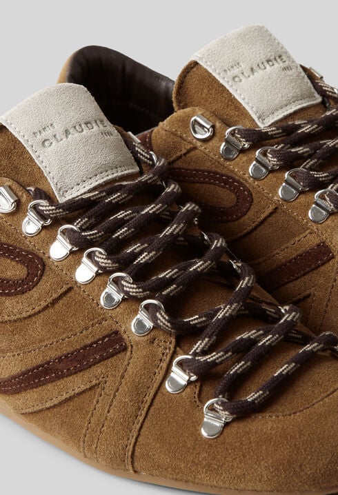 Suede trainers