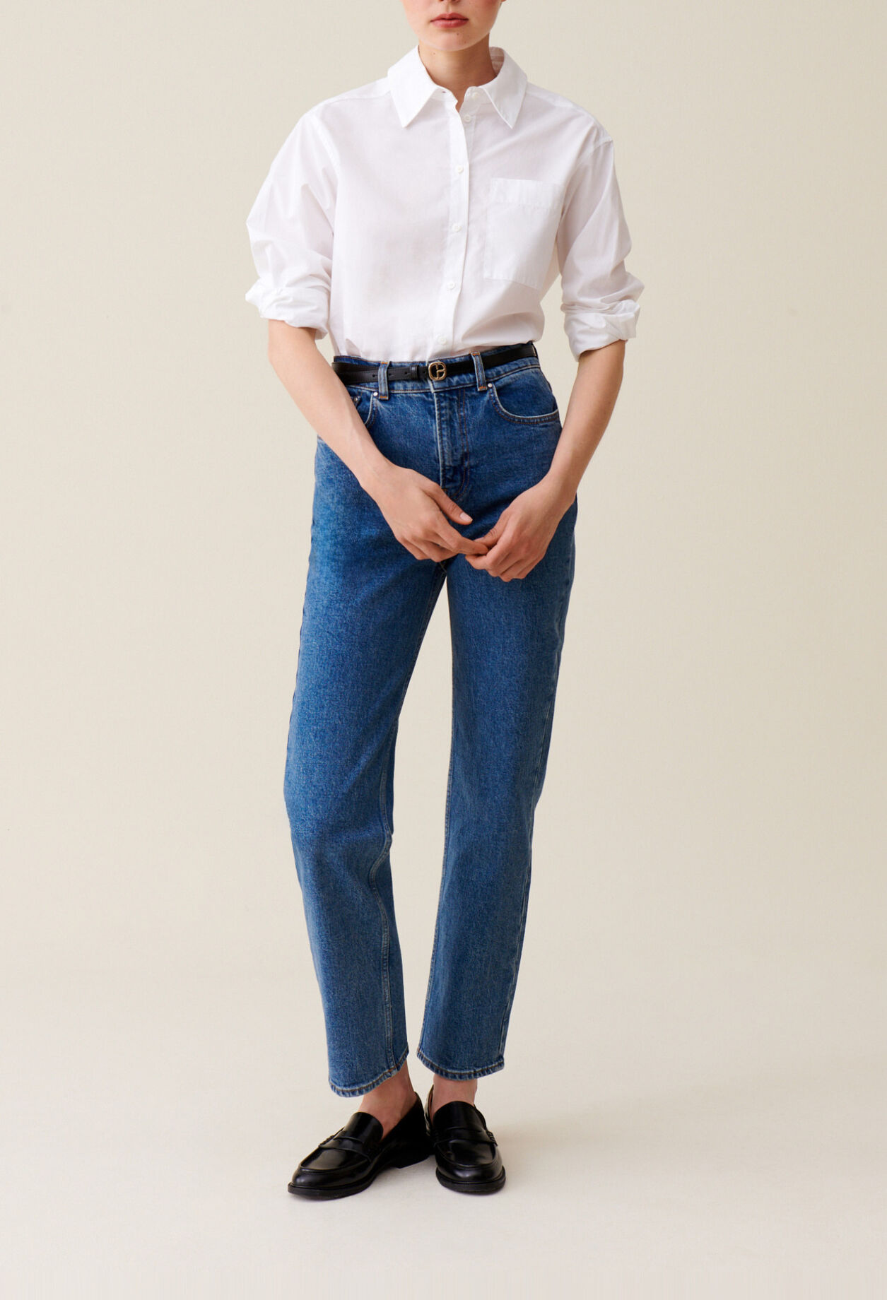 White cotton shirt 