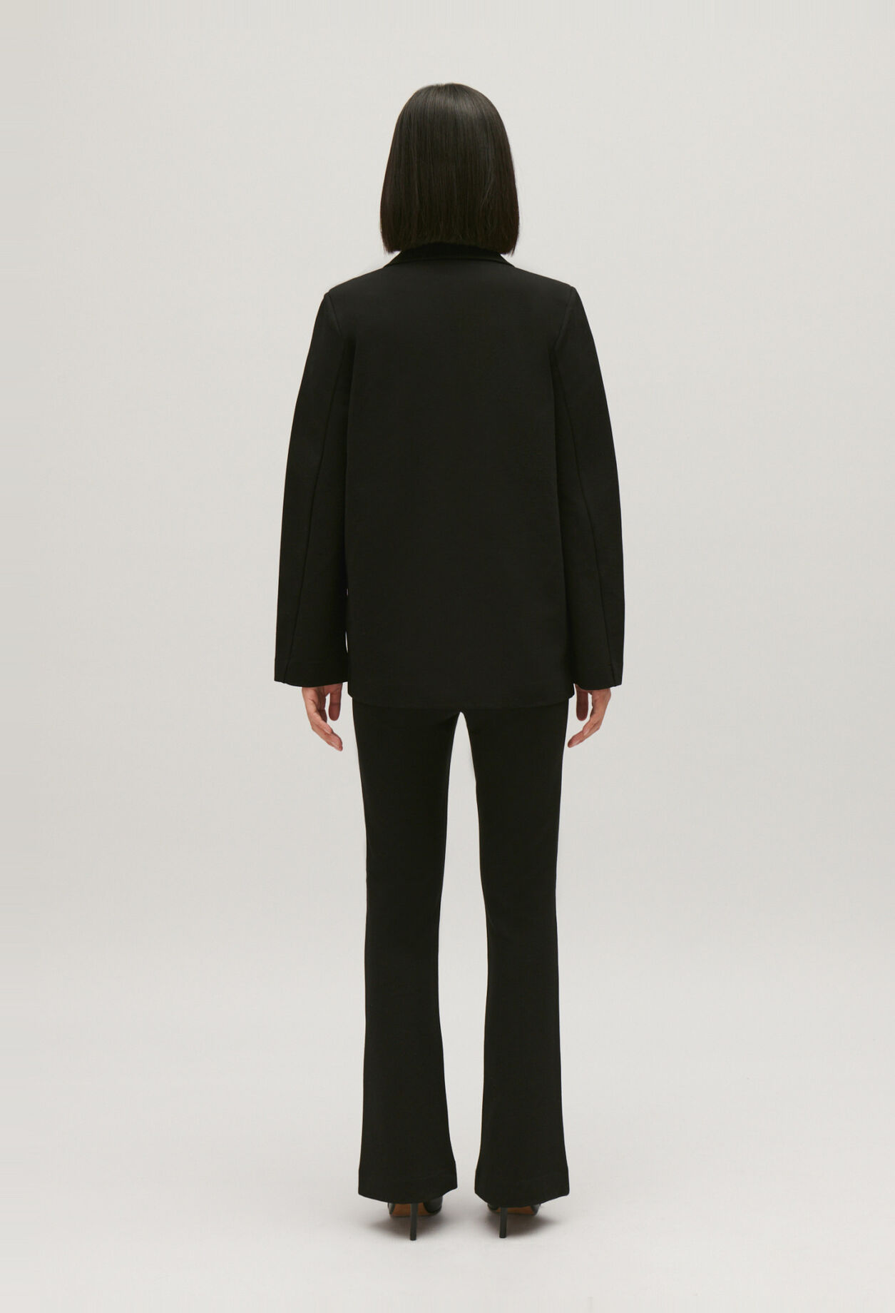 Black oversized suit jacket