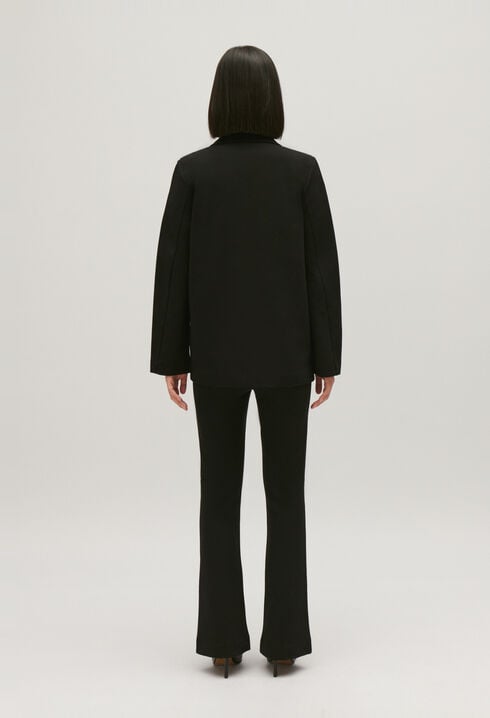 Black oversized suit jacket