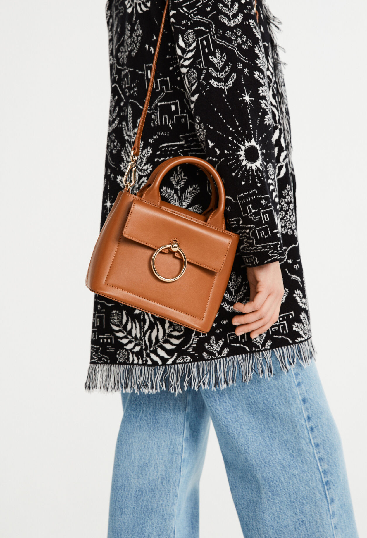 Leather Anouk handbag