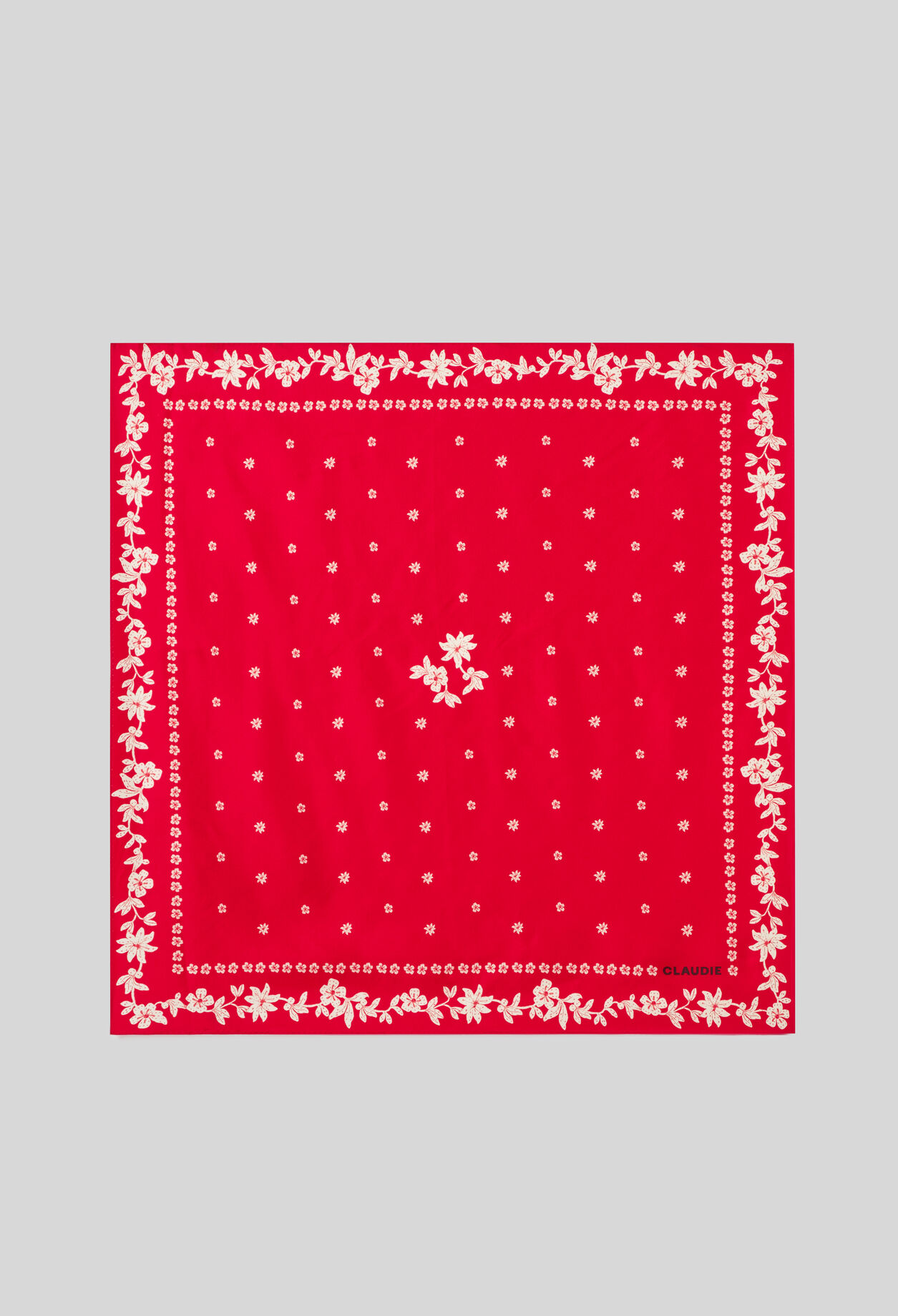 Red square scarf for women | Claudie Pierlot