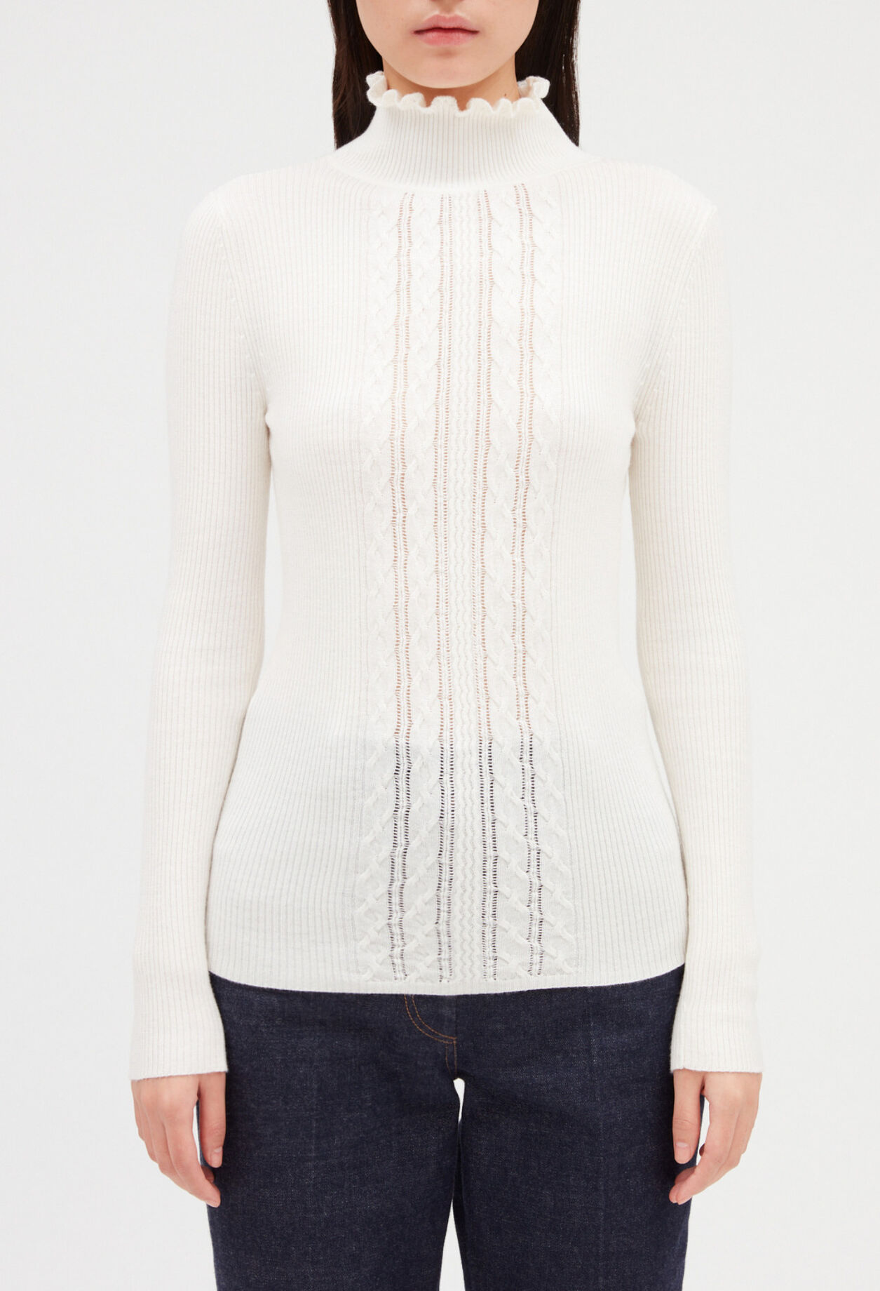 Fine-knit jumper