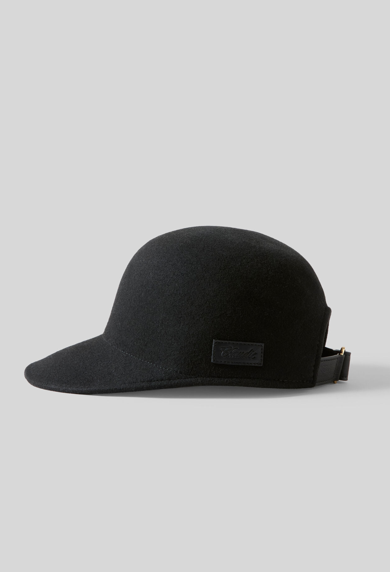 Camel wool felt cap