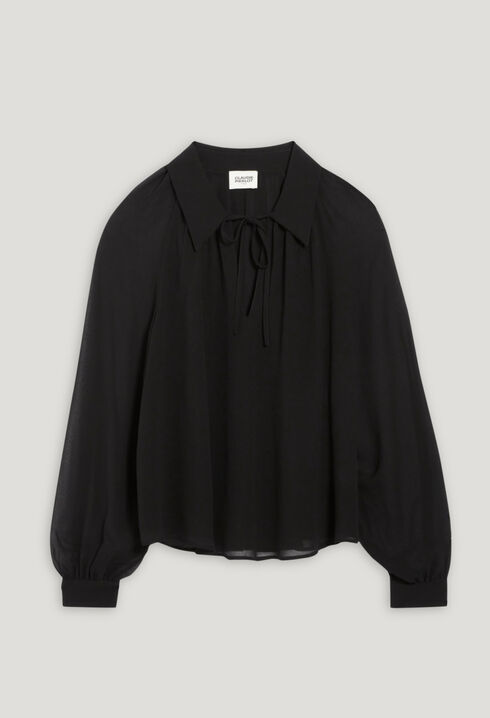Black floaty blouse
