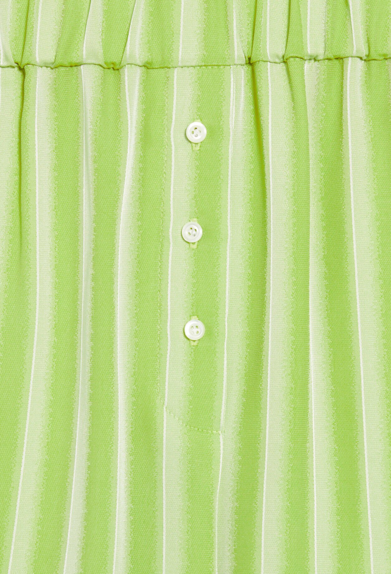 Matcha striped loose-fit shorts