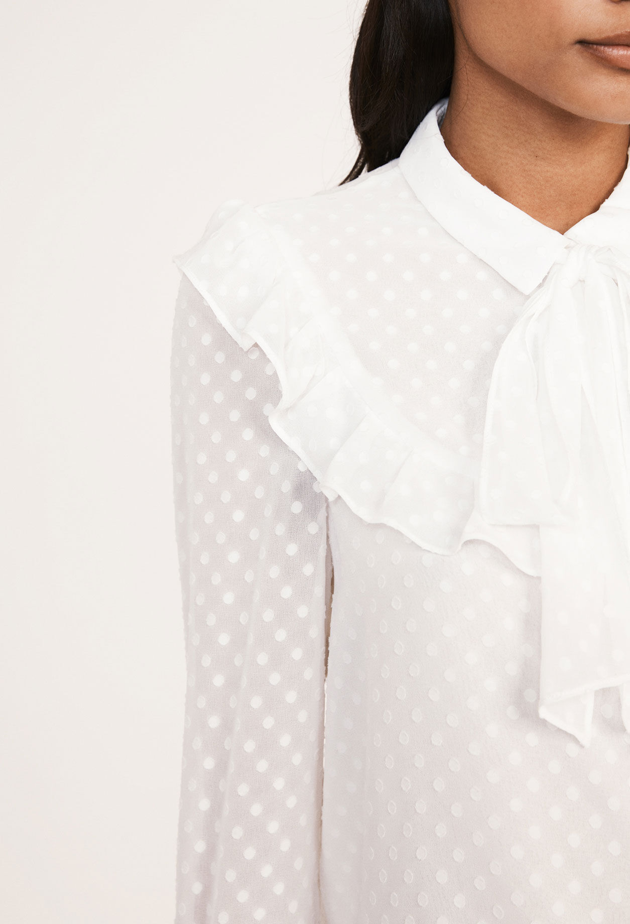 Pussy bow shirt