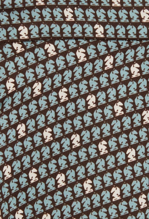 Patterned midi skirt