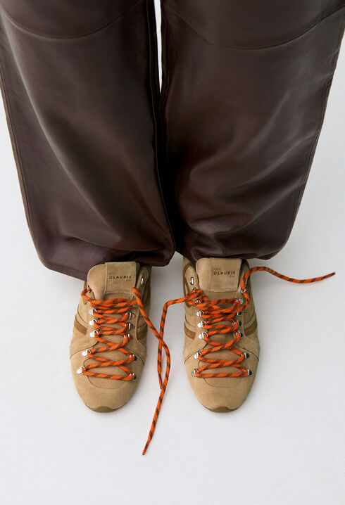 Swing suede trainers sand