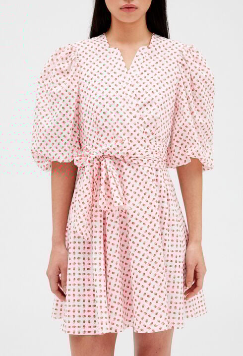 Short wraparound dress