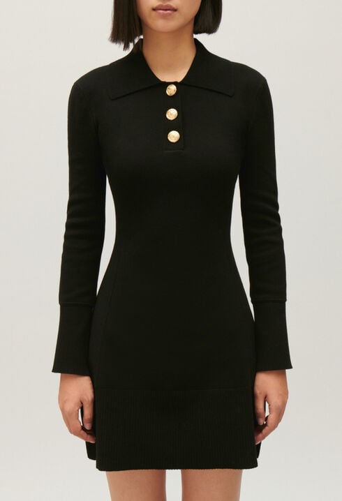 Long-sleeved short dress