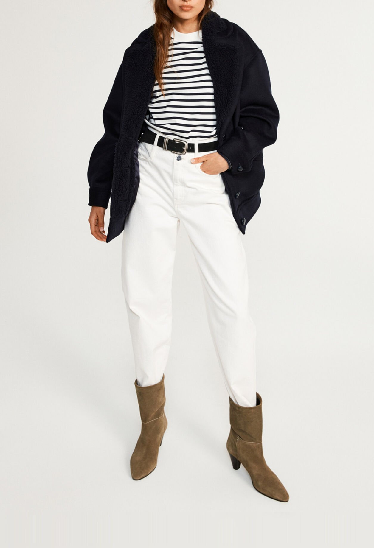 Short wool coat