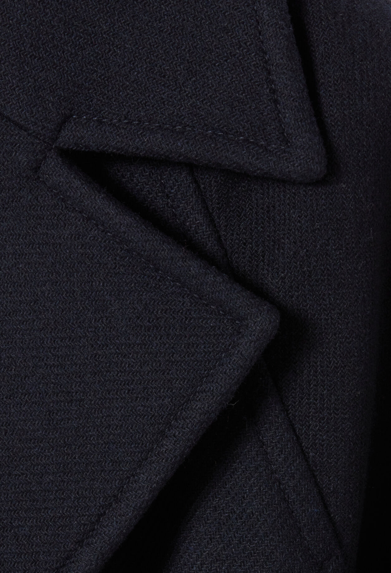 Wool trench-inspired coat