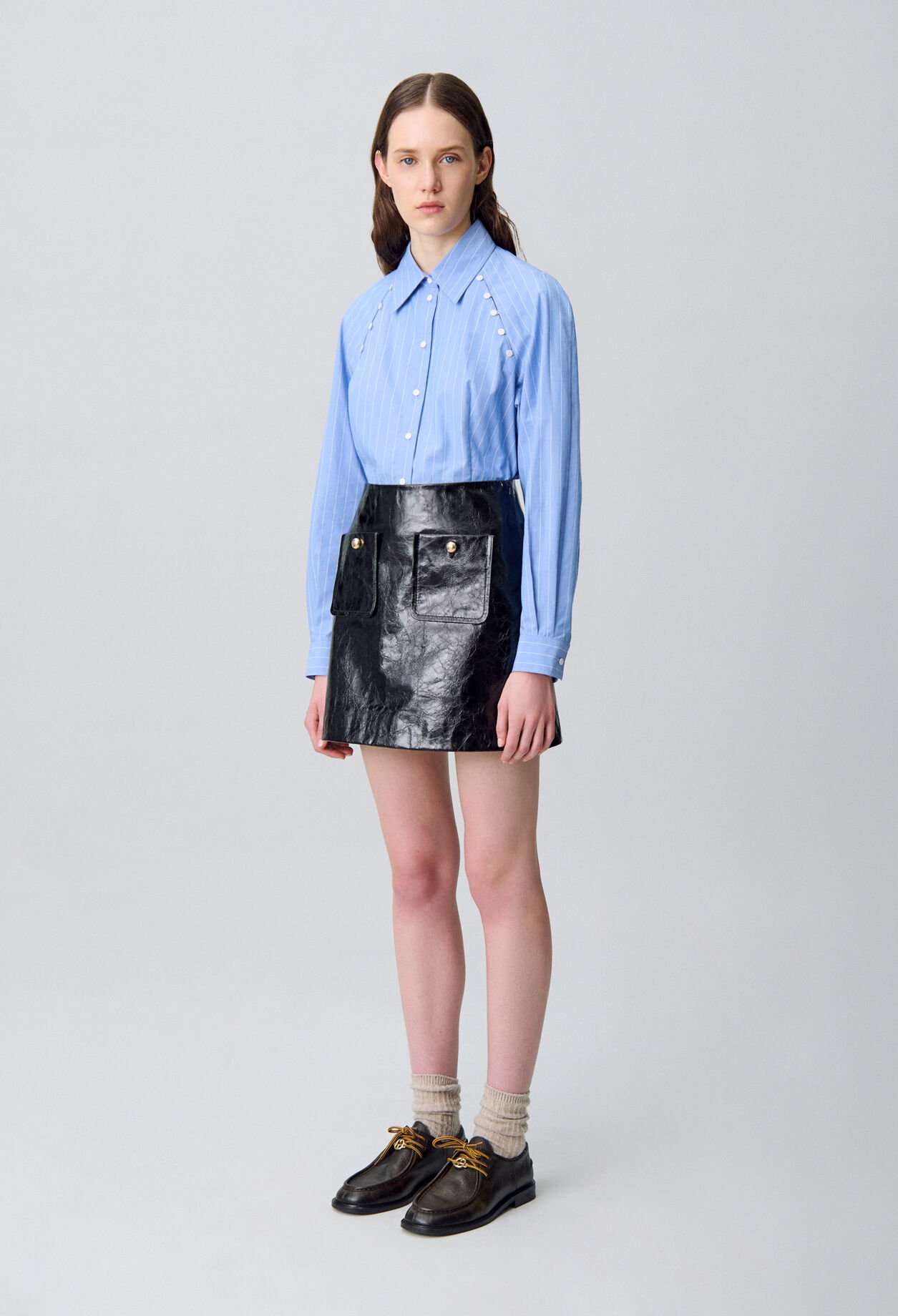 Cotton poplin shirt