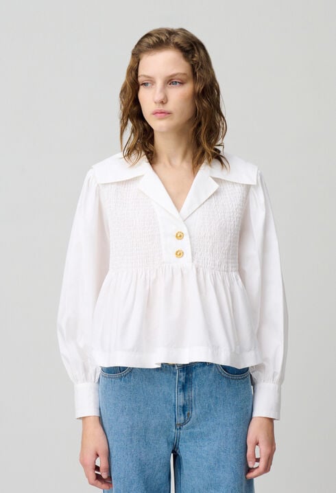 Ruffled blouse