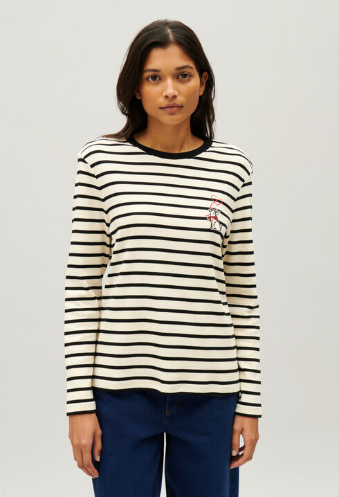 Two-tone Jean Toto Breton T-shirt