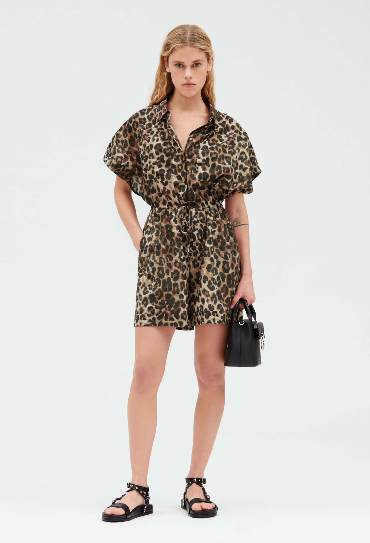 Leopard playsuit for women | Claudie Pierlot