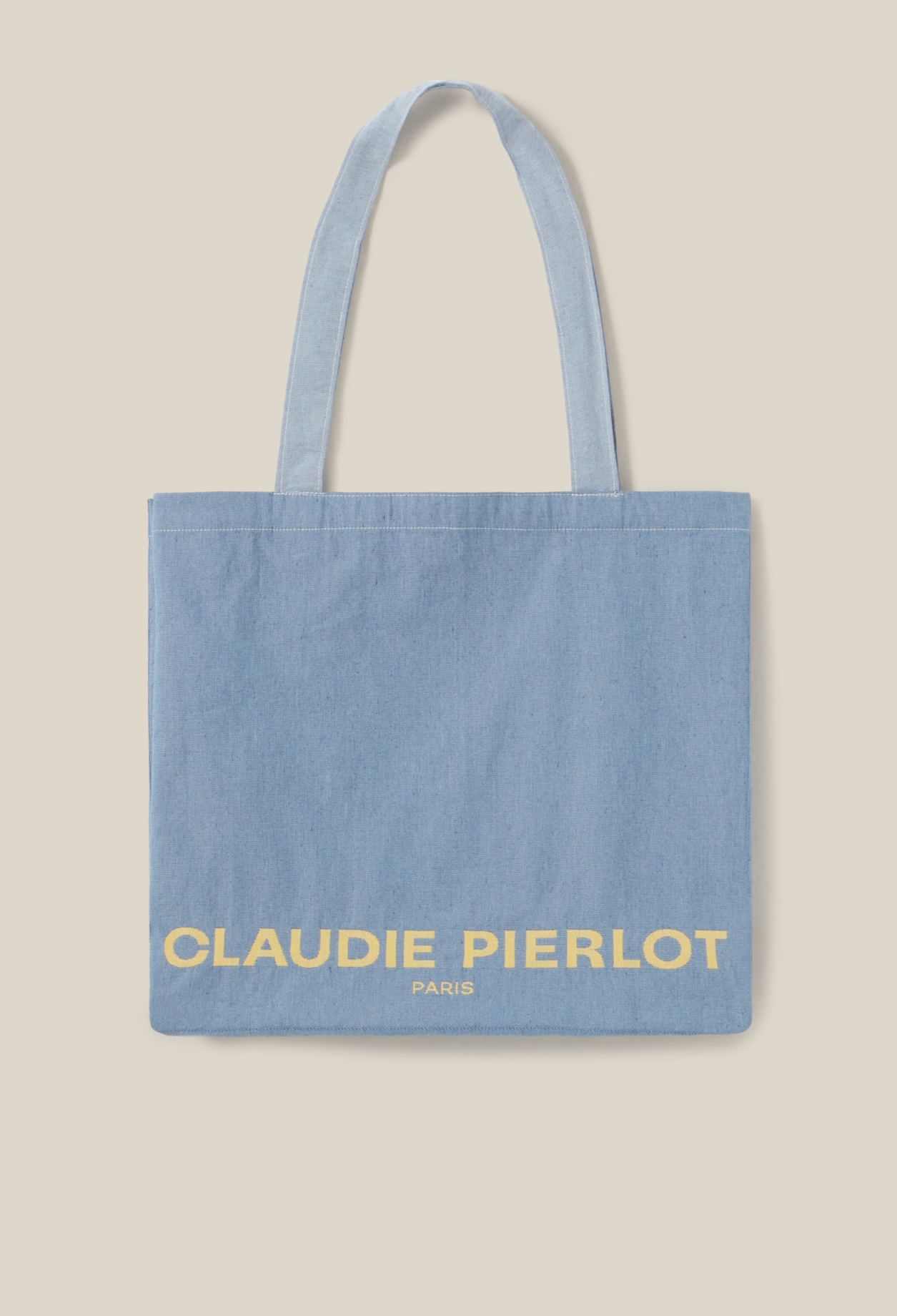 【CLAUDIE PIERLOT】 ロゴプリント オーバーサイズ トートバッグ Black bags for women | Claudie Pierlot