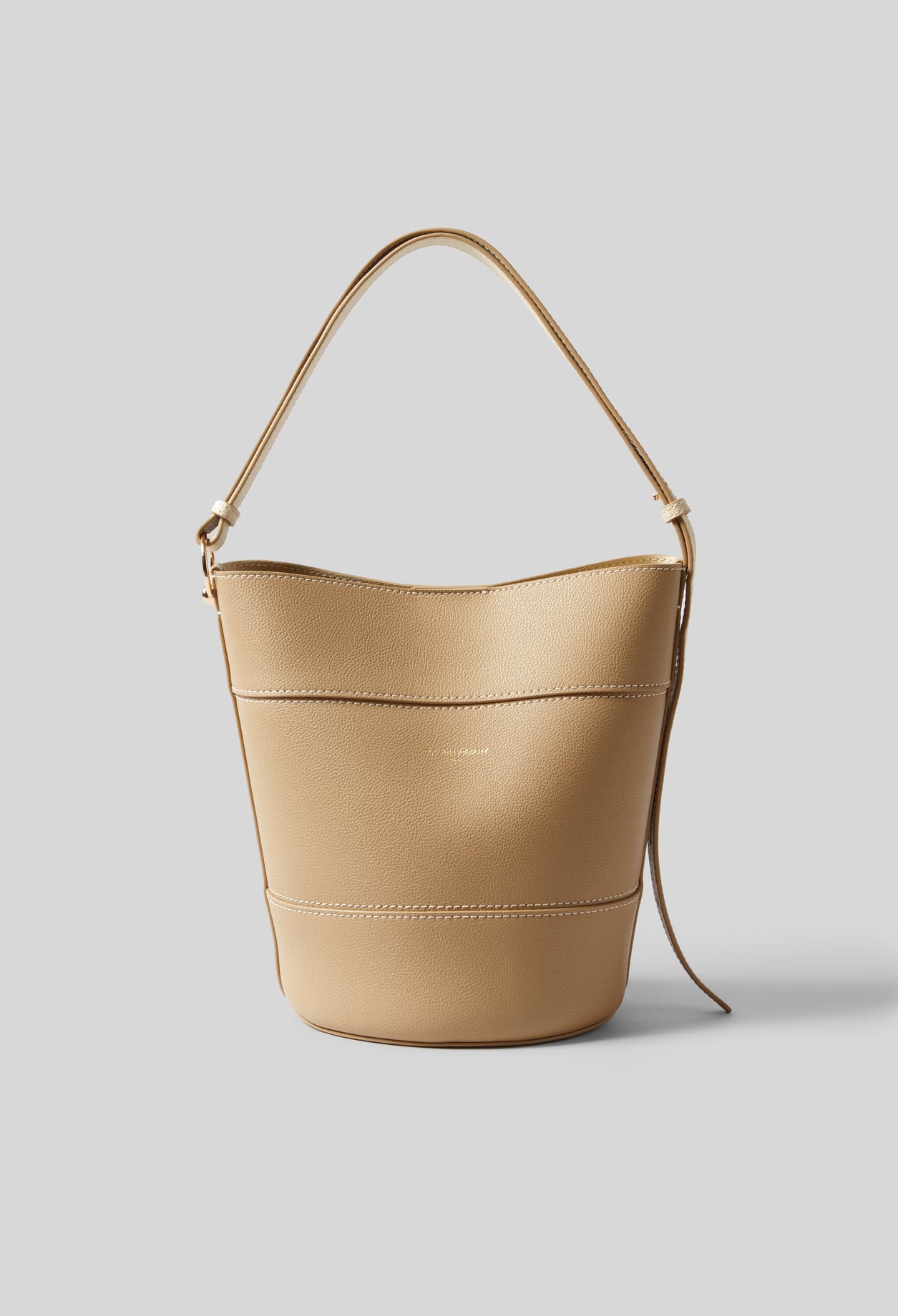 Grained leather bucket bag for women | Claudie Pierlot
